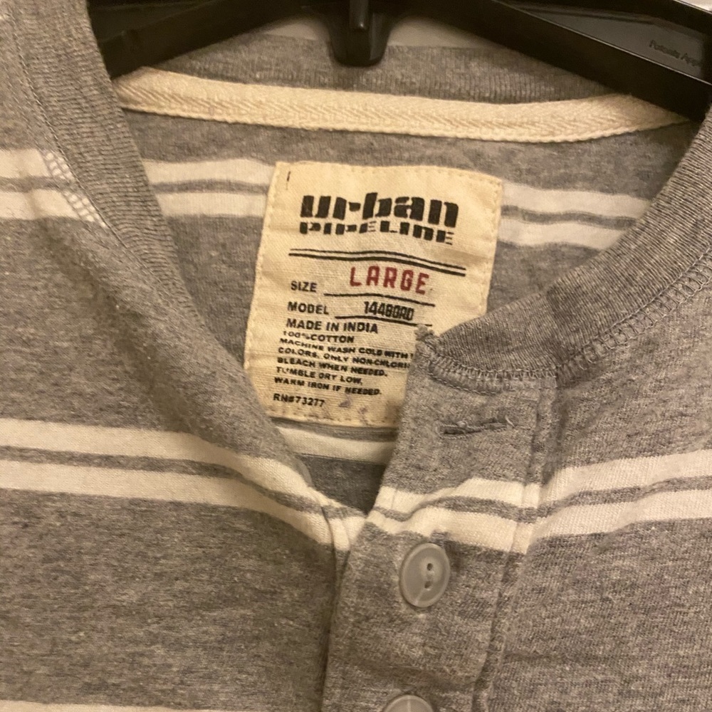 Light grey urban pipeline boys size large